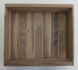 10 in. Fruit Basket Wooden Crate