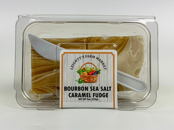 Bourbon Sea Salt Caramel Fudge