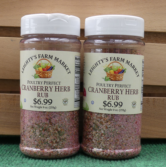 Cranberry Herb Rub