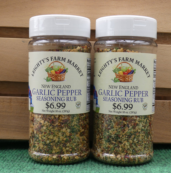 New England Garlic Pepper Seasoning Rub