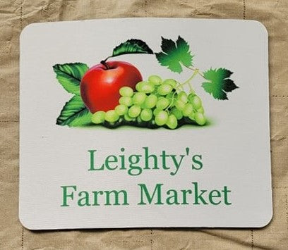 Mouse Pad with Leighty's Farm Market Logo