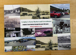 Leighty's Farm Market "Through the Years" Postcard