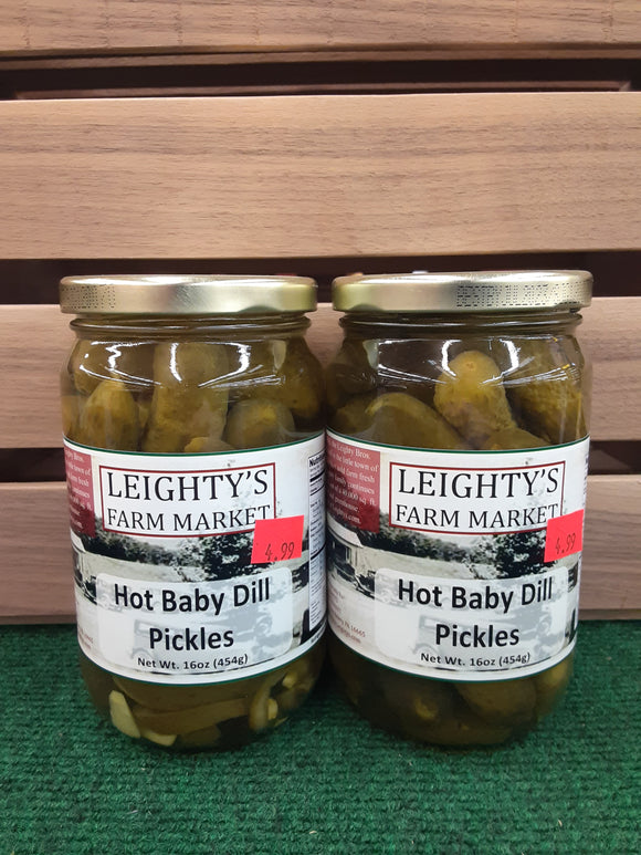 Hot Baby Dill Pickles